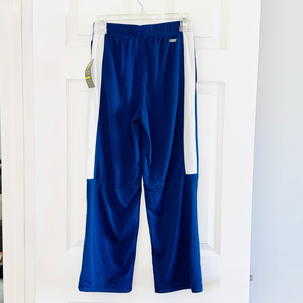 Boys Old Navy Go Dry Athletic Pants Size L (10-12) Royal Blue Mesh NWT